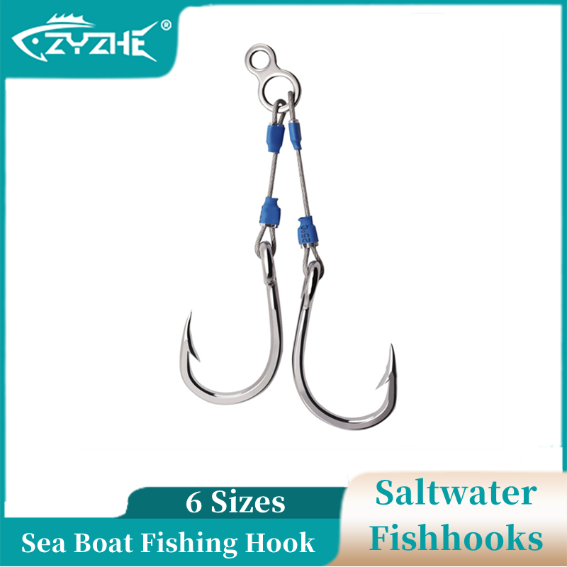 ZYZHE Steel Wire Jig Assist Ho - Fishing Hook Assortment review and price