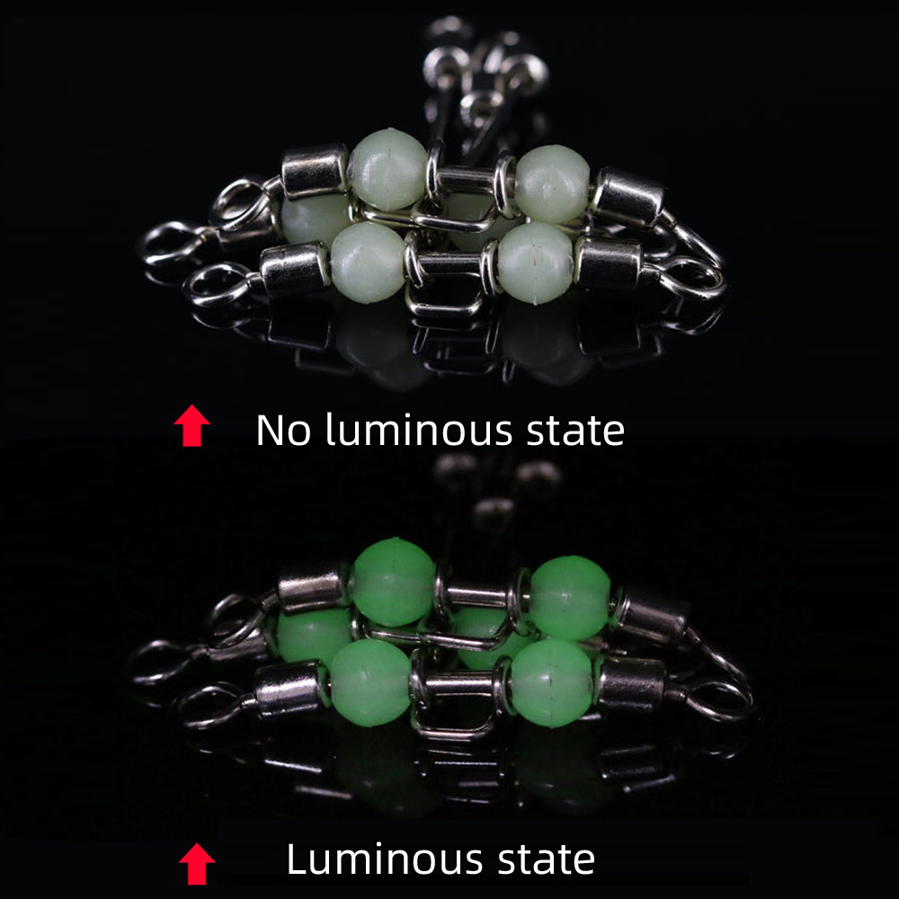 DNDYUJU 10pcs 3way Luminous T- - Fishing Hook Assortment review and price