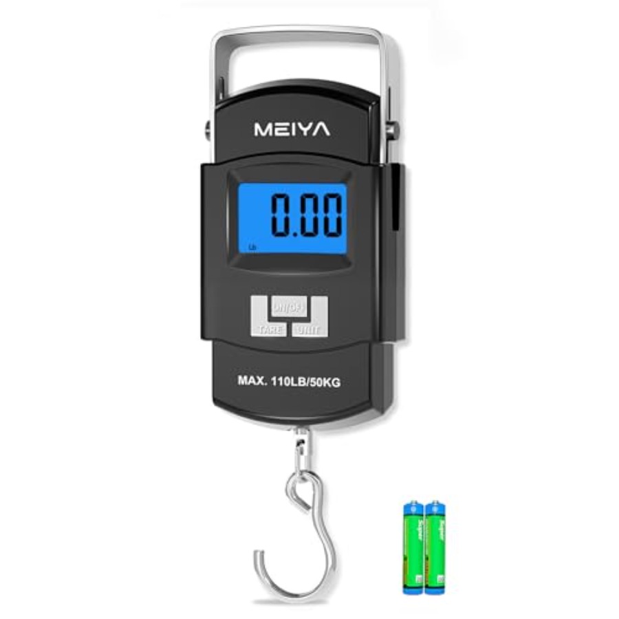 Fish Scale 110lb/50kg Digital  - Fishing Hook Stainless Steel review and price