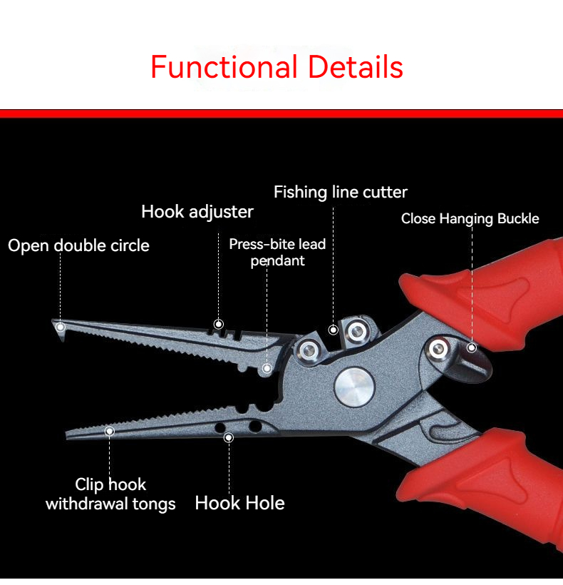 High-Precision Luya Pliers Mul - Fishing Hook Stainless Steel review and price