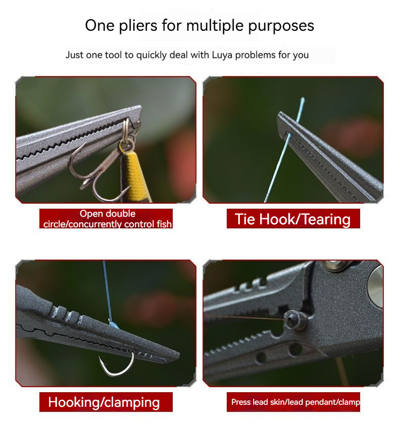 High-Precision Luya Pliers Mul - Fishing Hook Stainless Steel review and price