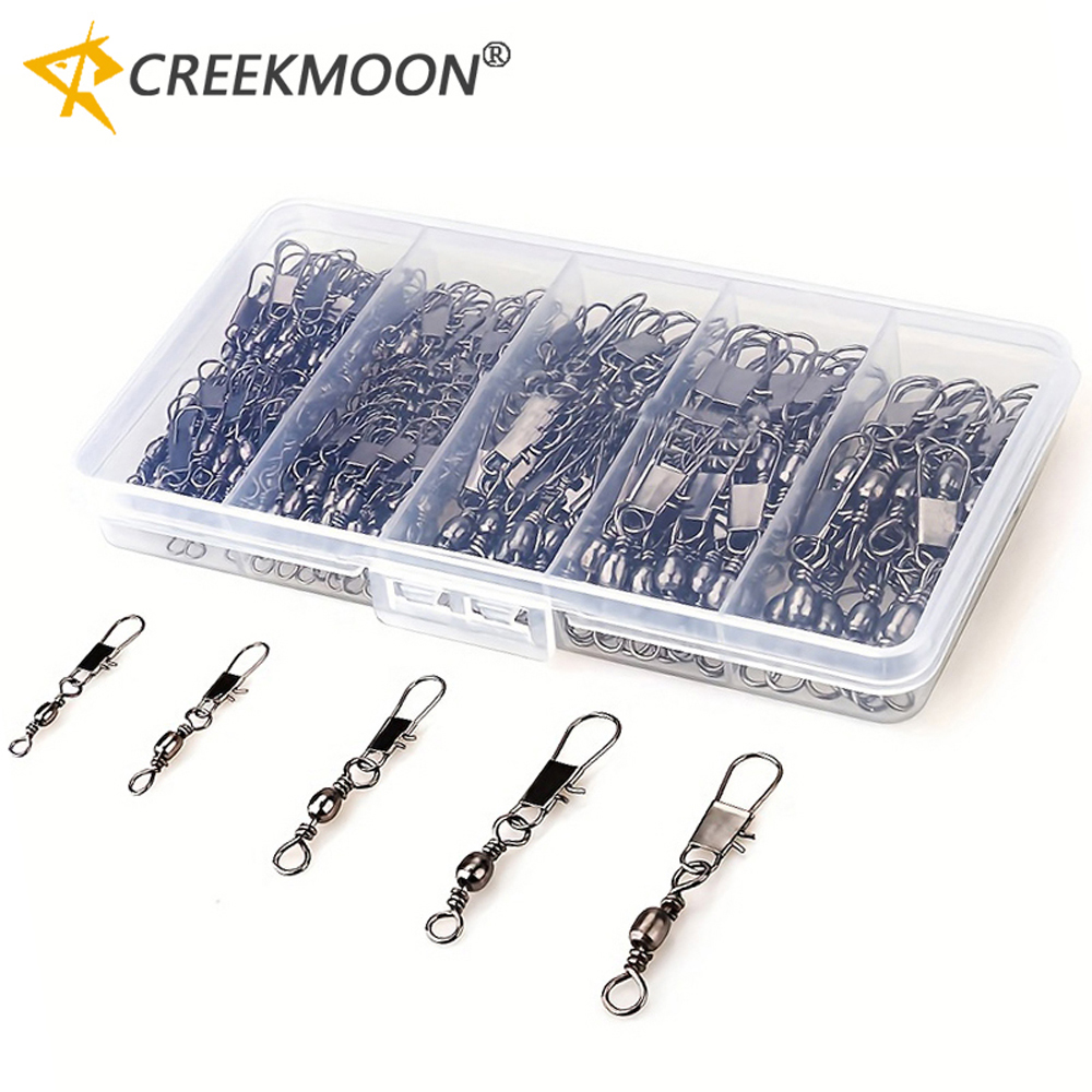100Pcs/Lot 4#6#8#10#12# Swivel - Fishing Hook Assortment review and price