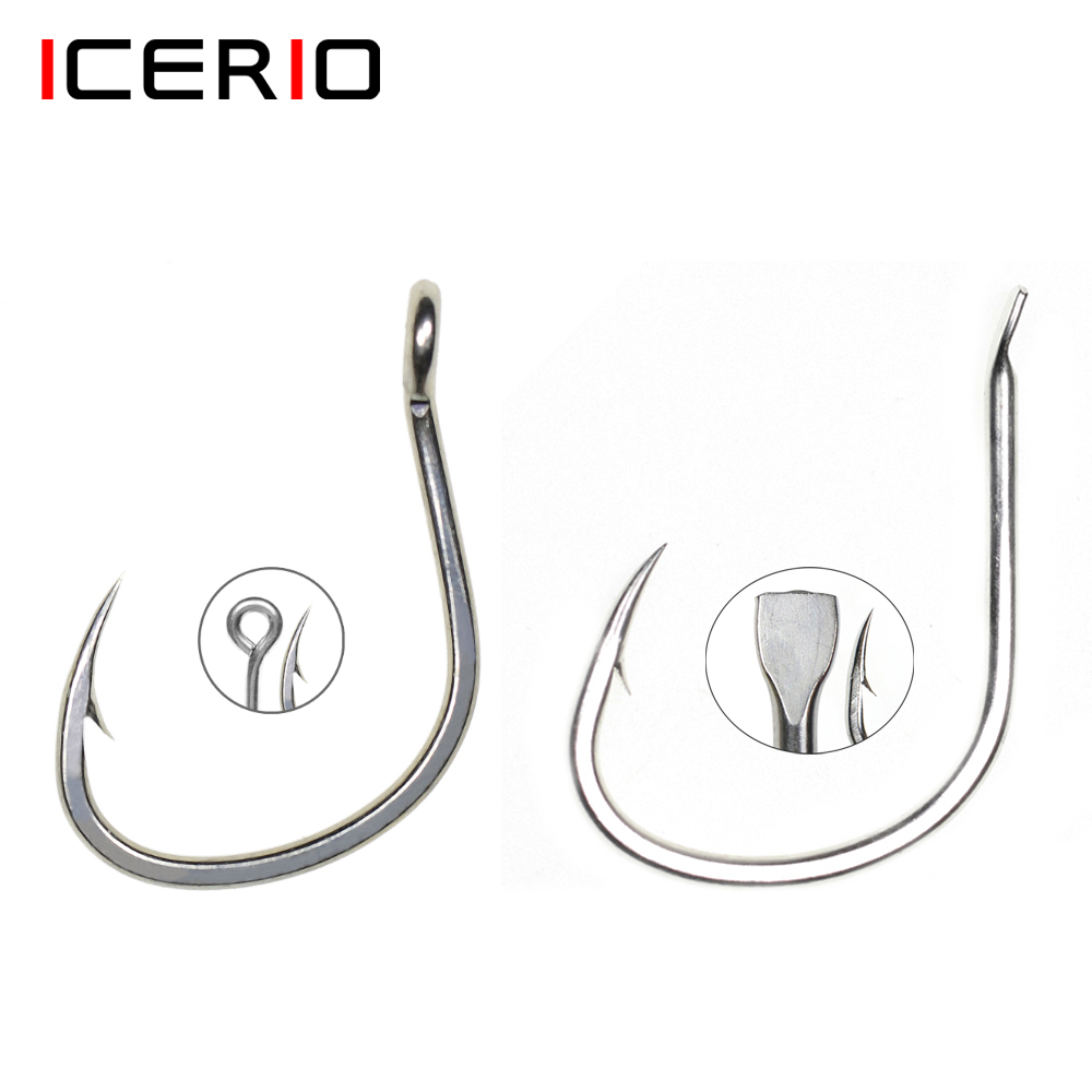 ICERIO 10PCS Matte Tin Coating - Fishing Hook Assortment review and price