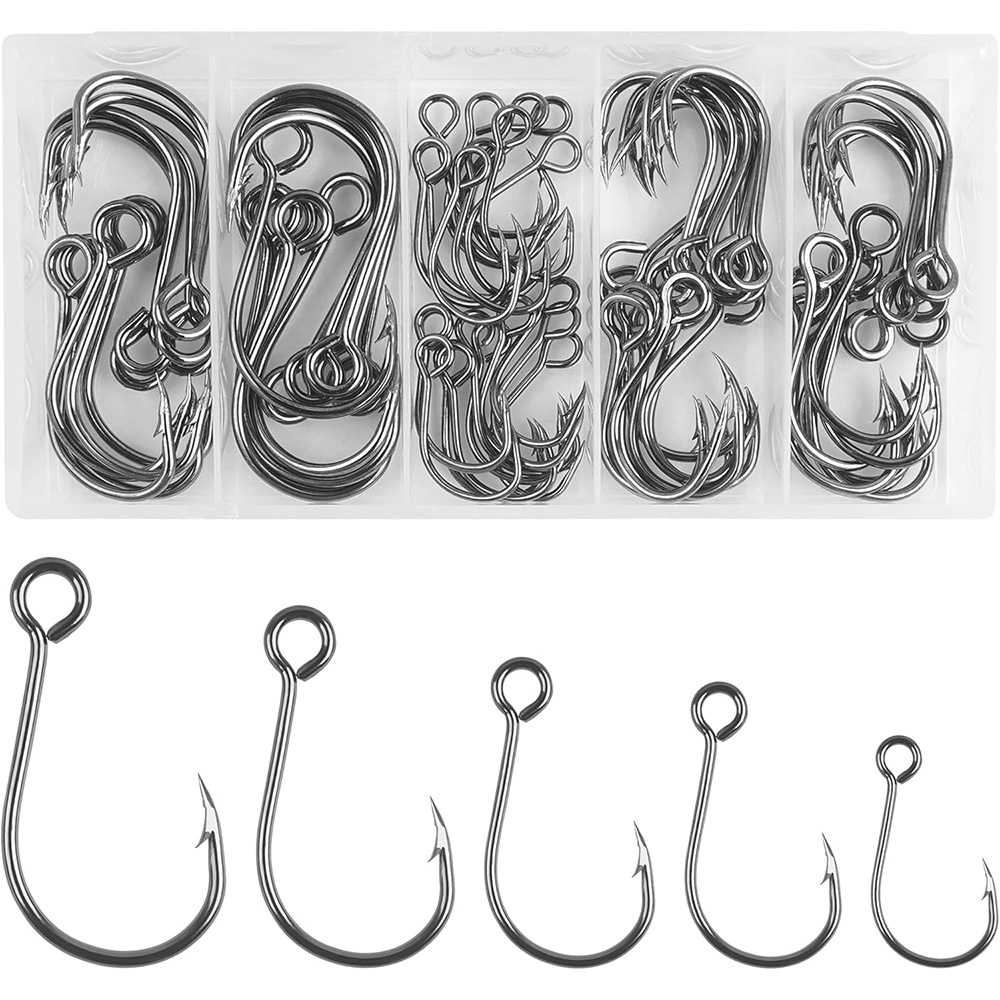 70Pcs Fishing Inline Single Ho - Fishing Hook Circle review and price