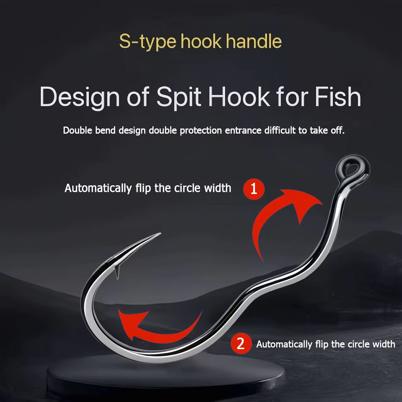 50 Pcs Durable Automatic Flip  - Fishing Hook Assortment review and price
