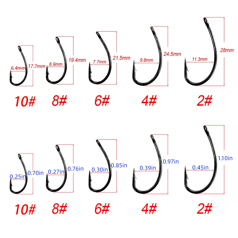 100pcs Coating High Carbon Sta - Fishing Hook Assortment review and price