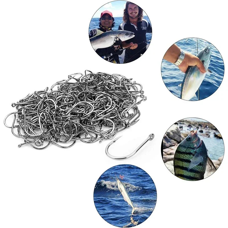 Sharp Carbon Steel Fishing Hoo - Fishing Hook Circle review and price